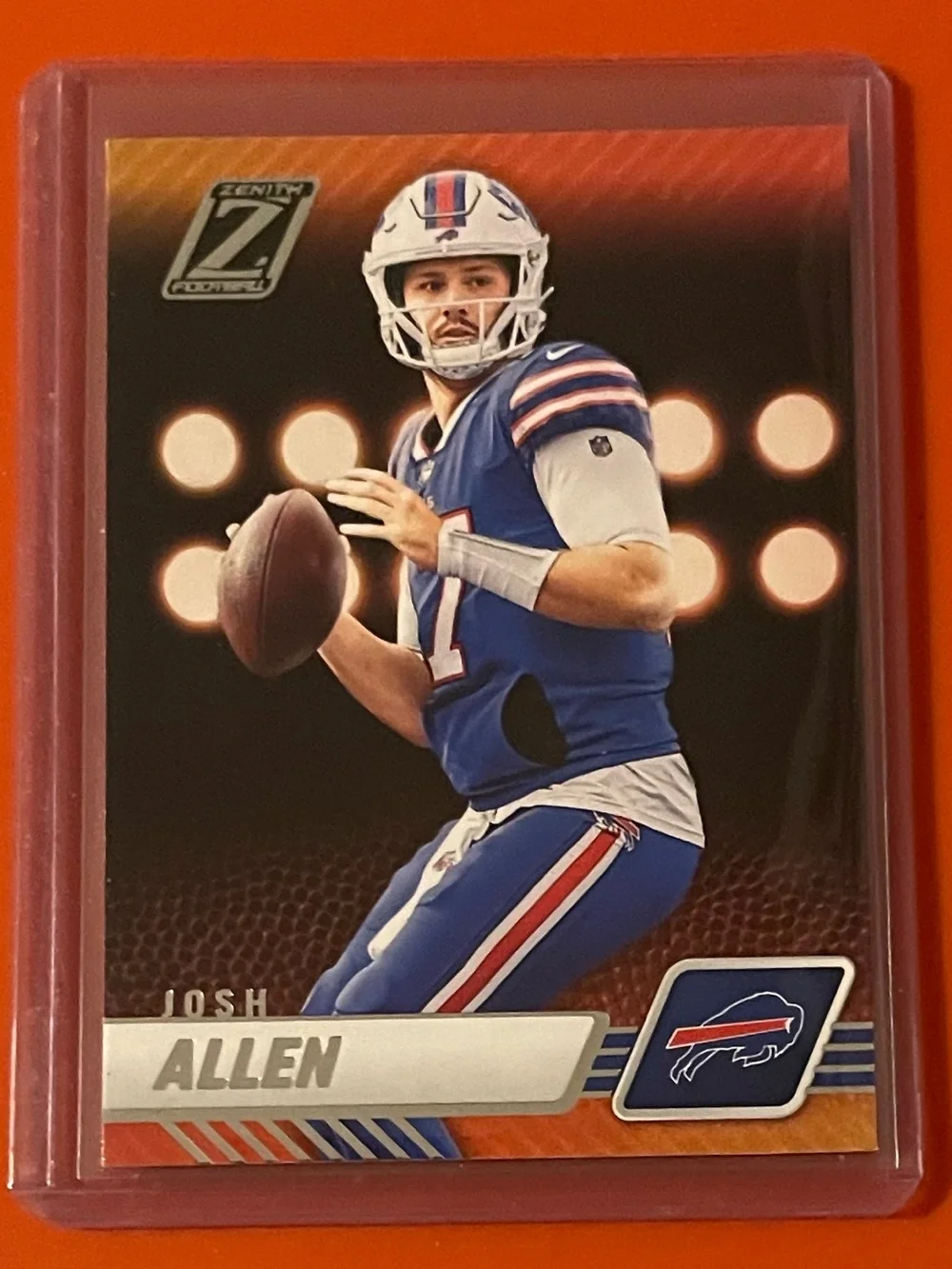 Josh Allen #11 2023 Panini Zenith Football Trading. Card